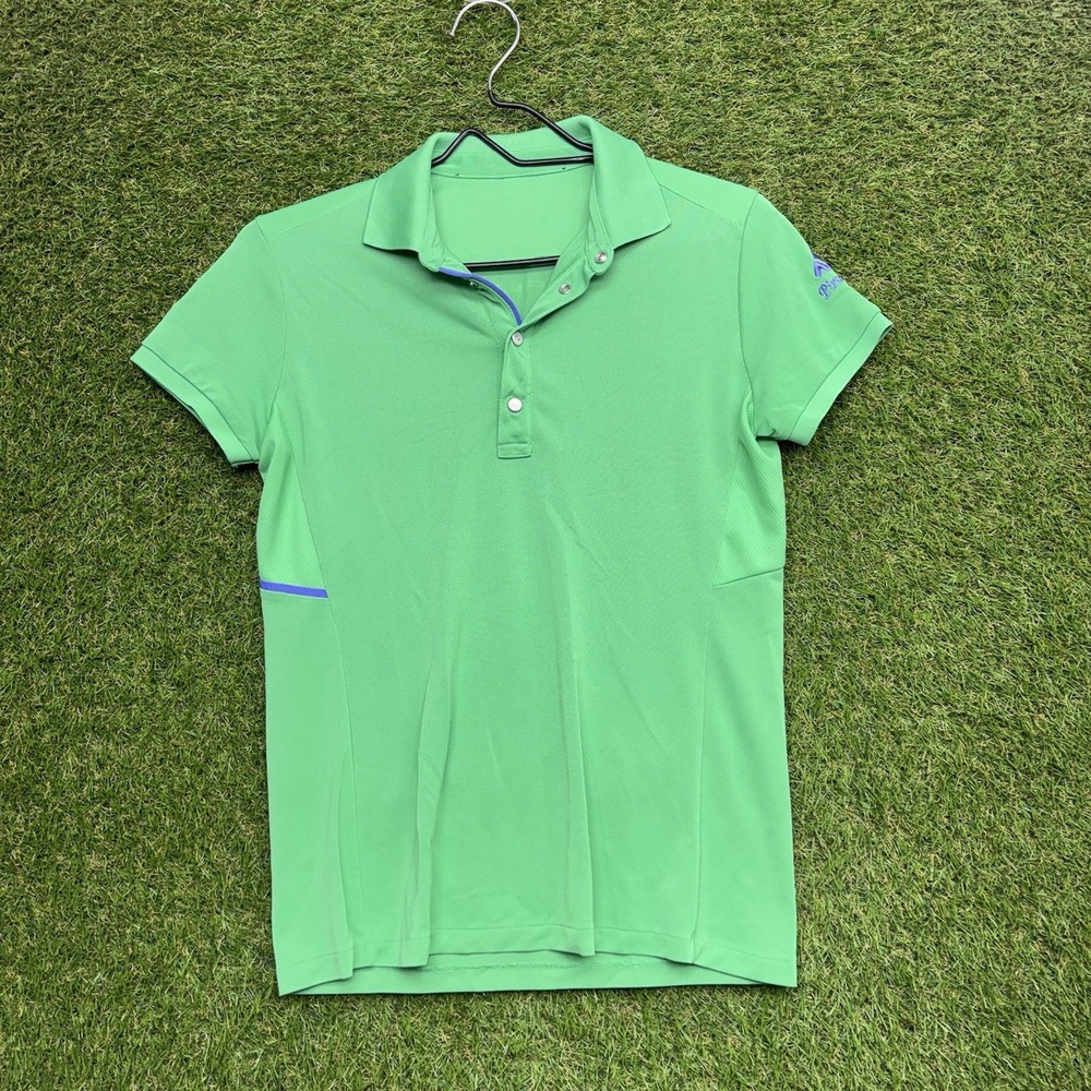 RLX Ralph Lauren Polo Shirt Womens Small Green Classic Fit Golf Sleeveless Tech